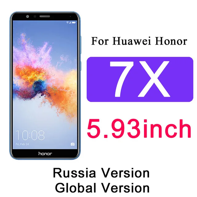 Защитное стекло для Honor 7x закаленное стекло для huawei Honor 7x 7c 7a Pro Honor7a Honor7c Honor7x a7 x7 c7 7 c a x стекло - Цвет: For Honor 7X