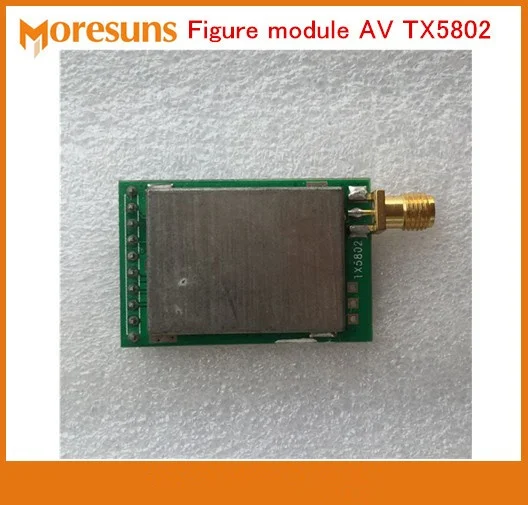 

Free Ship 5.8G 200mw wireless audio and video transmission module FPV aerial photo Figure module AV TX5802