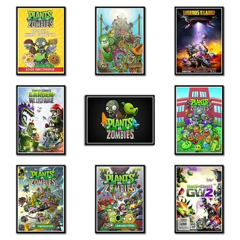 

Plant vs Zombies Poster Custom Poster Art Home Decoration Wall Poster 42*30CM