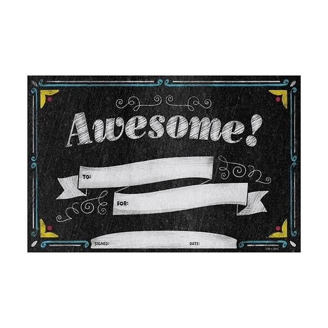 Creative Teaching Press CTP1315 Awesome Small Awards - Chalk It Up