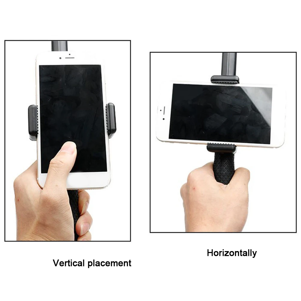 Практичный держатель, нескользящий винт, селфи палка, кронштейн, зажим для телефона, профессиональный монопод с замком, легкий, портативный, для GoPro