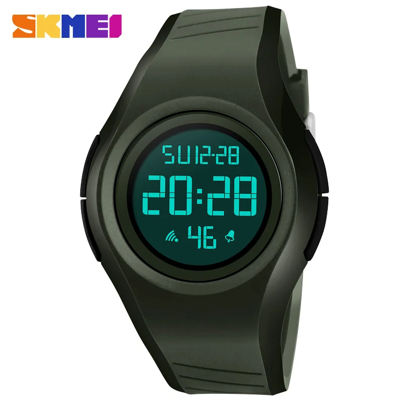 

SKMEI Mens Outdoor Sports Watches Complete Calendar LED Display Digital Wristwatches Waterproof Military Watch Relogio Masculino