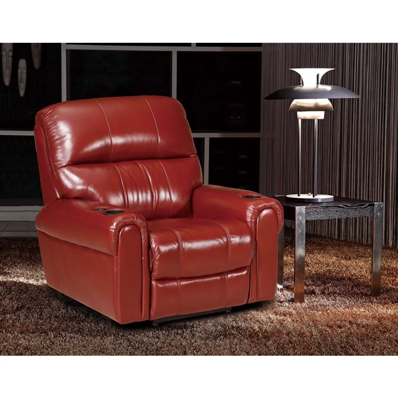 Кинотеатр кресло диван с подстаканником, кожаный диван домашнего кинотеатра стул