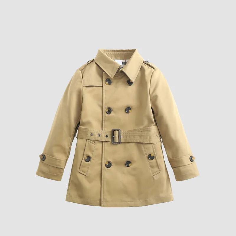 

2019 3-8 Year Boys Windbreaker Spring Autumn Baby Kids Jackets For Children Tie Toddler Coat Kids Boys Warm Outerwear Clothing