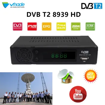 

Hot-selling DVB-T2 8939 FULL HD Terrestrial Receiver Digital TV BOX with network RJ45 support Youtube PVR Set Top Boxes