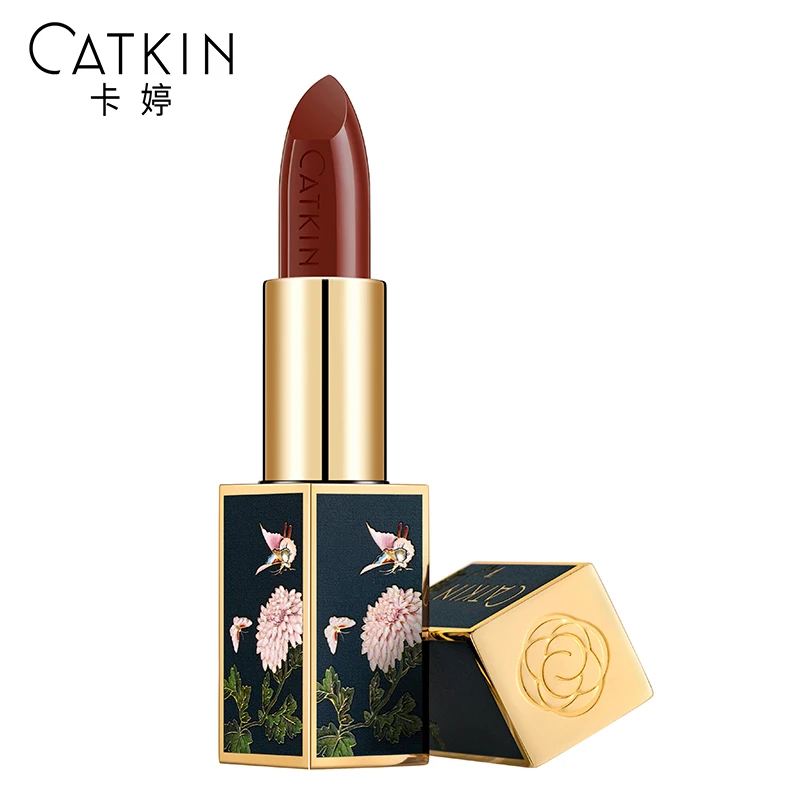 CATKIN Eternal Love Rouge CO135 Осенняя Цветочная помада 3,6 г полный размер водостойкая/водостойкая Помада Макияж