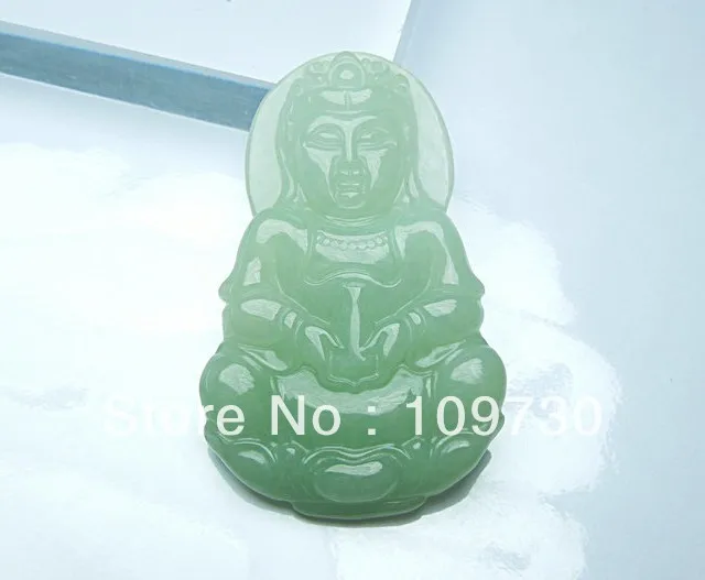 

Jade pendants men and women of the security and peace best natural A cargo of ice kinds Yu Guanyin paragraph dh 0019