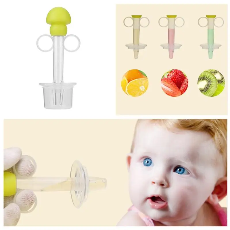 

Baby Medicine Dropper Transparent Squeeze Dispenser Baby Pacifier Needle Silicone Feeder Feeding Flatware Infant Nipple Utensils