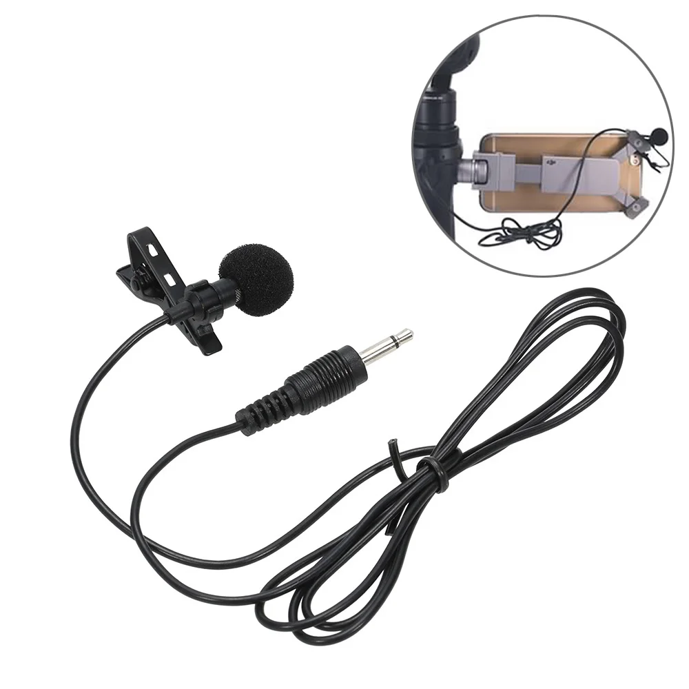 1m External Microphone with Clip Recording for DJI OSMO Handheld Gimbal