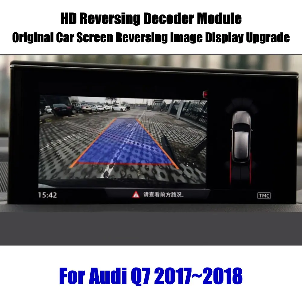 

For Audi Q7 (4L) 2010-2012-2015 3G MMI Car Rear View Backup Camera Reverse Parking CAM Full HD CCD Decoder Accessories