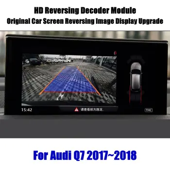 

Car Rear View Rearview Backup Camera For Audi Q7 2009-2020 Reverse Reversing Parking Camera Full HD CCD Decoder Accessories