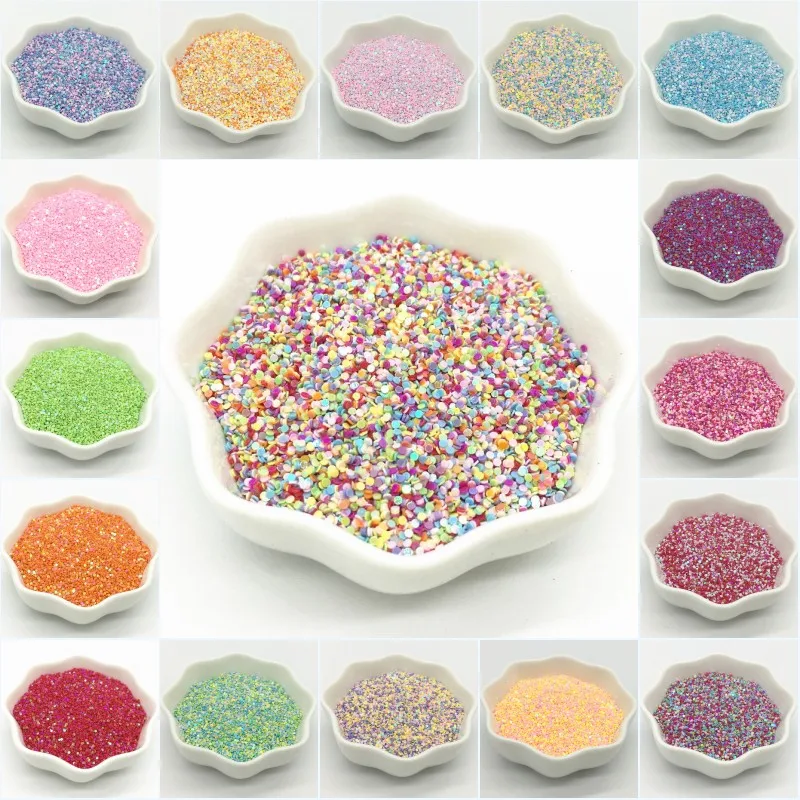 

6000pcs/20g Round Dot Charms Nail Sequin Paillette 1mm 2mm Loose Sequins for Women Nails Arts Manicure DIY Craft Wedding Decor