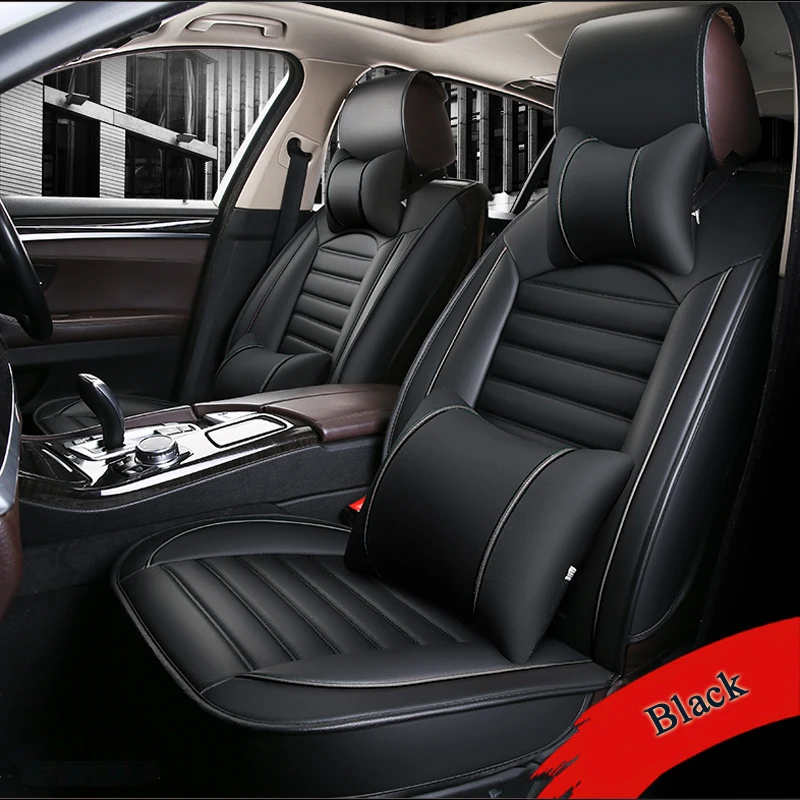 

PU leather Car seat covers for mercedes honda Accord civic 2003-2007 peugeot 3008 Toyota corolla rav4 3D auto accessories