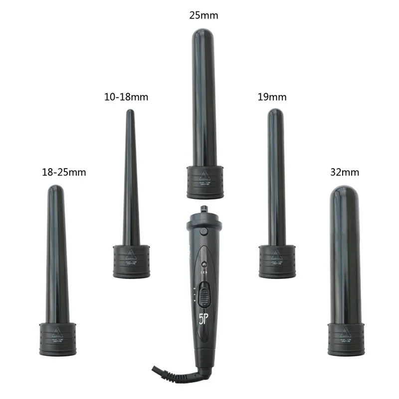 

5 In 1 Changing Tube Curling iron Ceramics Fast Heating Five In One 5p Hair Curler Artifact Thermostatic