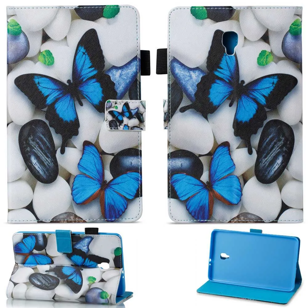 Tablet Case For Samsung Galaxy Tab A 8.0 2017 SM-T380 T385 Fashion Print Leather Wallet Flip Case Smart Cover Wake Sleep (7)