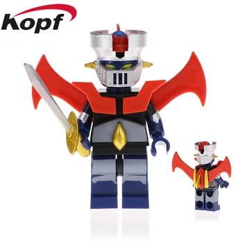 XL020 Building Blocks Robot God Mazinger Z As The Ancestor Infinity Mazinger Iron Man 28 Fx Bricks Figures For Children Toys