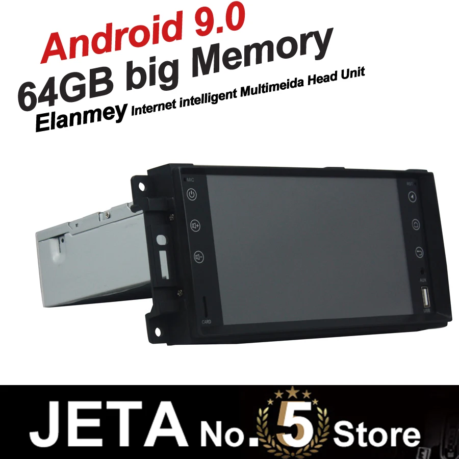 Excellent Fit for JEEP Dodge RAM 466 Renegate 2014 Car Radio GPS Music player tape recorder Android 9.0 64GB big memory DSP equalizer IPS 8