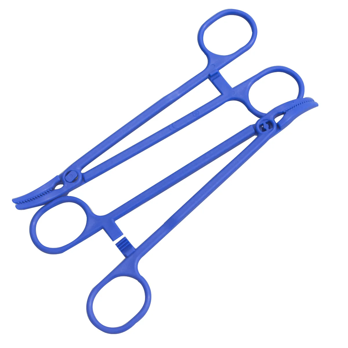 2pcs Surgical ABS Hemostat Forceps Body Piercing Curved Clamp Cottonball Hemostatic Pliers Medical Tool For Health Care