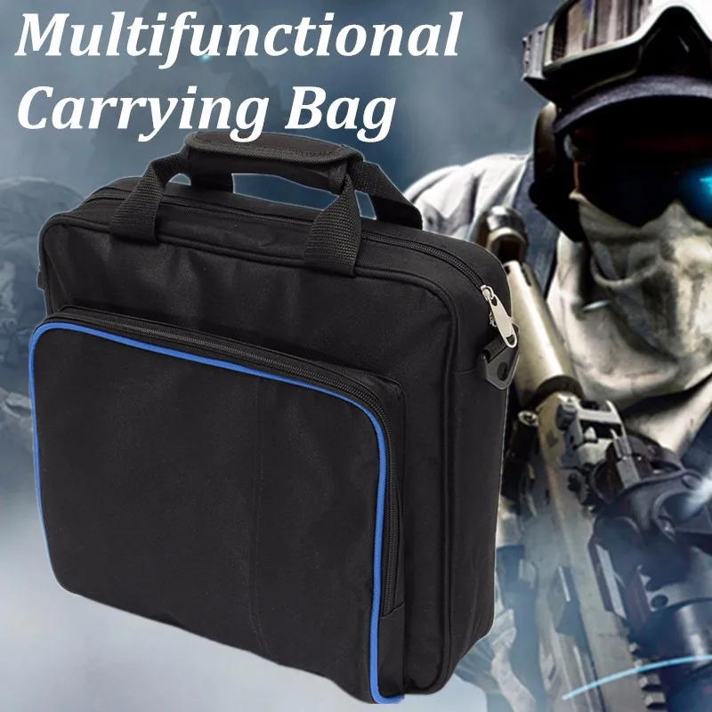 

NEW Handbag Multifunction Game Bags for PS4 / PS4 Pro Carry Bag Canvas Case For PlayStation 4 Consol