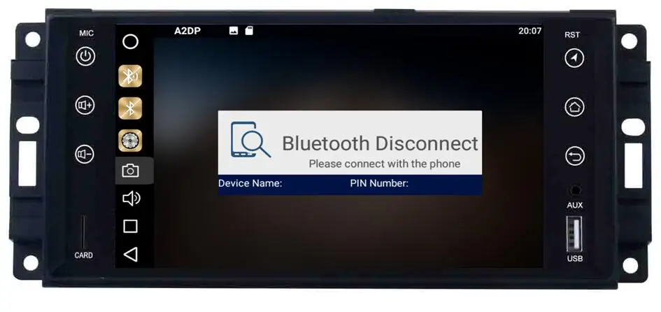 Cheap Android 9.1 HU Car Radio For JEEP COMMANDER/GRAND CHEROKEE  full touch GPS Navigation Car Multimedia Player with canbus 0