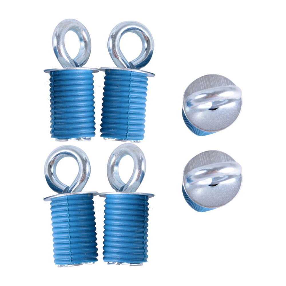 Sportsman and Ace L continue 4 Pack Blue Twist Ride ATV Tie Down Anchors for RZR Sportsman and Ace L continue 4 Pack Blue Twist Ride ATV Tie Down Anchors for RZR