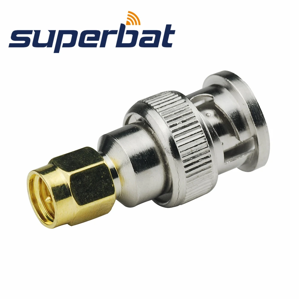 Только 50Ohm не содержит никель и позолоченные SMA BNC адаптер разъем штекер прямой