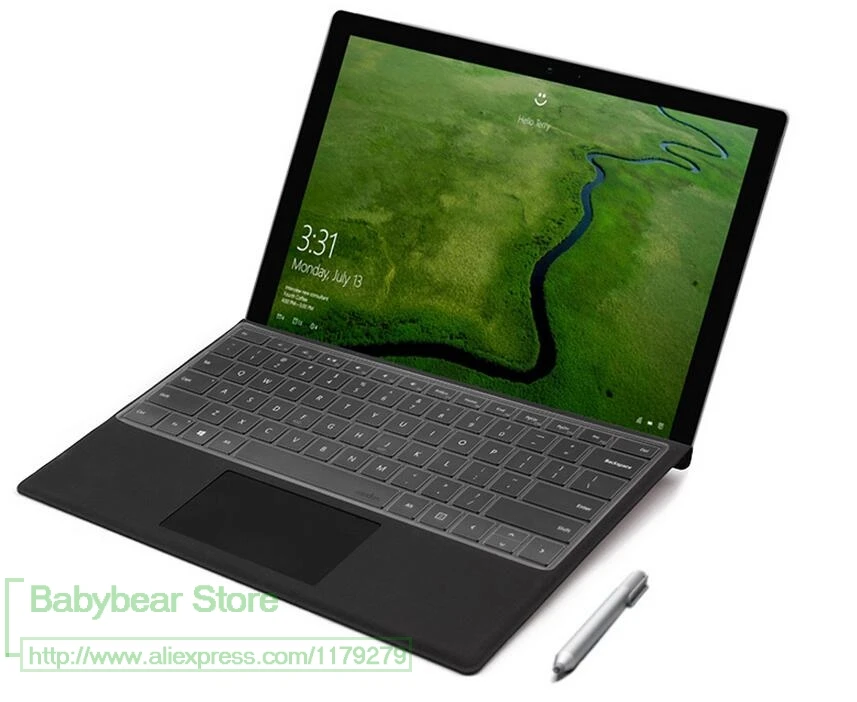 Для Surfacebook для microsoft Surface Book 13,5 ''Клавиатура для ноутбука водонепроницаемый чехол пленка прозрачная клавиатура из ТПУ чехол