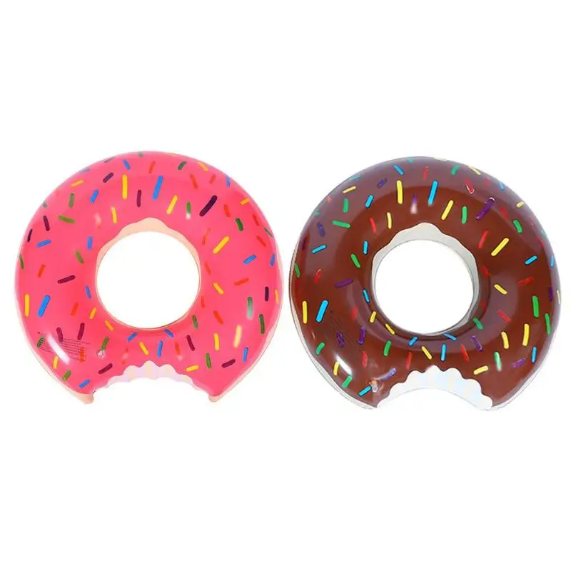 

PVC Inflatable Donut Swimming Ring Giant Pool Float Toy Circle Beach Sea Party Inflatable Mattress Water Child Adults Life Buoy