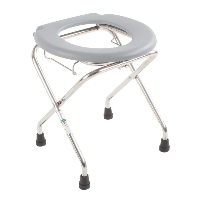 Stainless Steel Folding Commode chair seamount old pregnant patient ... Stainless Steel Folding Commode chair seamount old pregnant patient ...