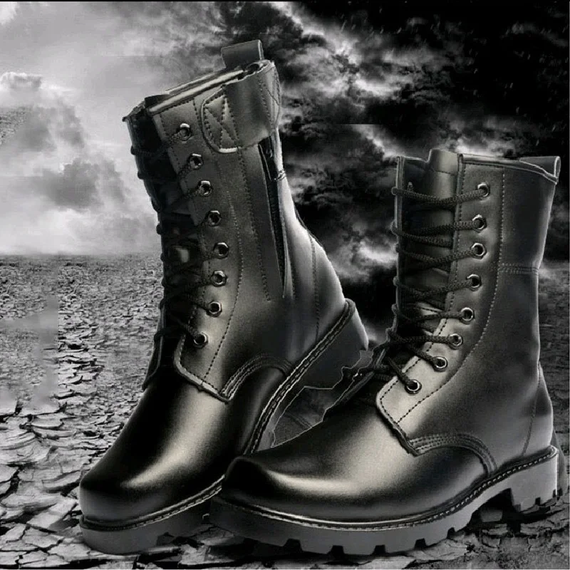 

Winter Men Military Boots Special Force Tactical Desert Combat Ankle Boats Army Work Shoes Men with Fur Keep Warm Snow Boots