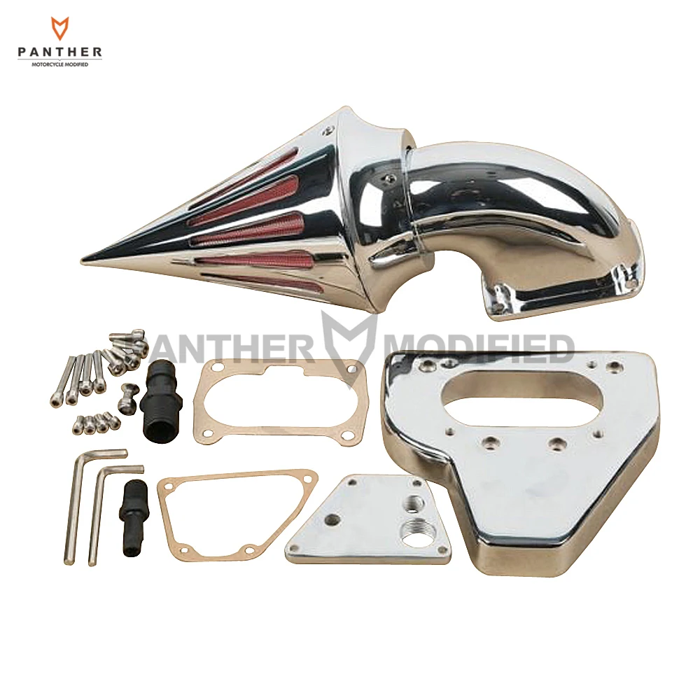 Chrome Aluminum Motorcycle Spike Air Cleaner Kits Intake Filter case for Honda VTX 1800 2002 2003 2004 2005 2006 2007 2008 2009