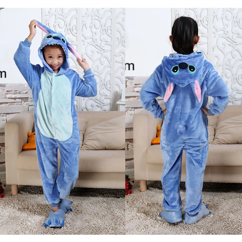 

Kigurumi Onesie Kids Animal Panda Unicornio Pajamas Children Hooded Flannel Cartoon Boys Girls Party Cosplay Pyjama Sleepwear