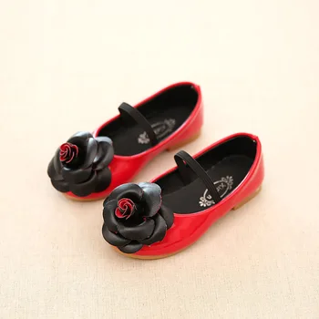 AFDSWG spring PU girls leather shoes black child shoe girl princess pink kids leather shoes red child moccasins, shoes girls afdswg pu kids shoes girls fashion soft bottom princess shoes new bow leather shoes childrens shoes little girl shoes