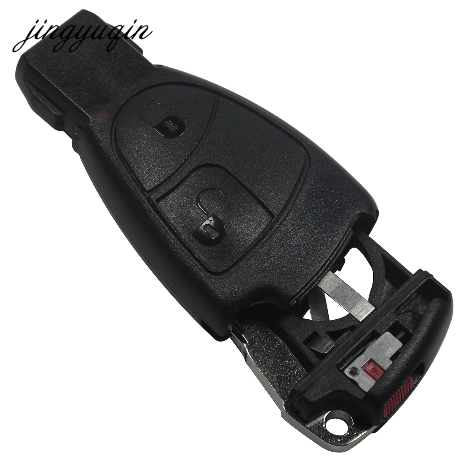 jingyuqin 2 Button Remote Car Key Fob Case For Mercedes for Benz C E ML Class