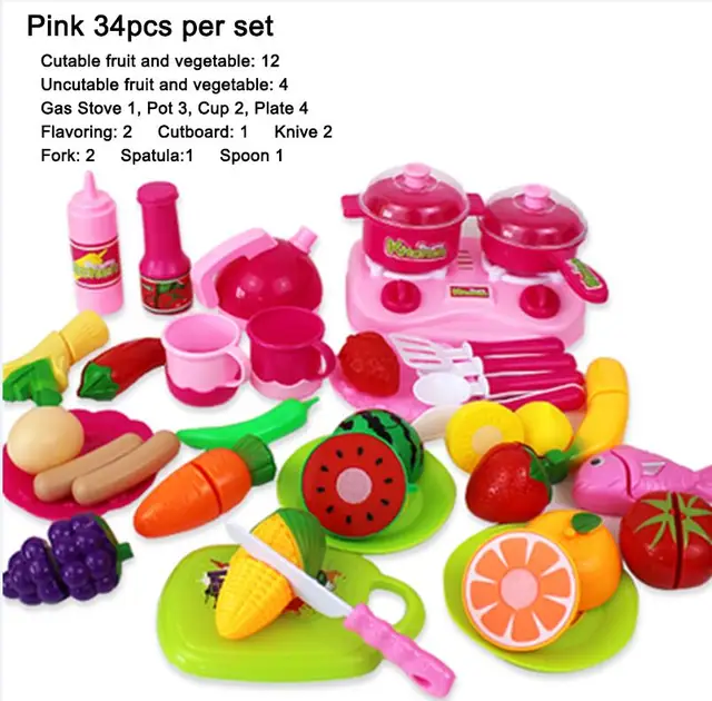 Kid miniature utensil toy dishes kitchen children cooking pretend play