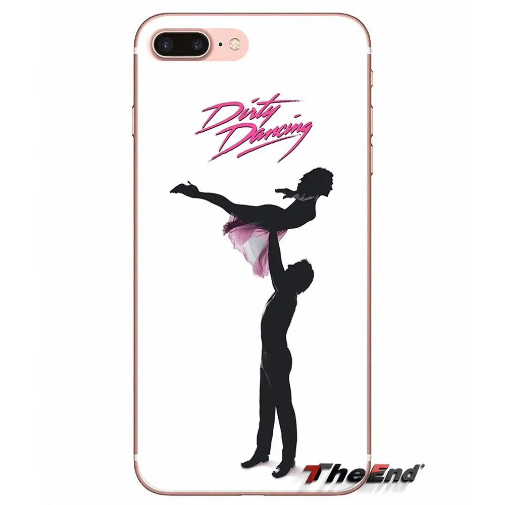 Чехол из ТПУ для Samsung Galaxy J1 J2 J3 J5 J7 A3 A5 A7 2015 2016 2017 J330 J530 J730 Грязные танцы розовый Johnny