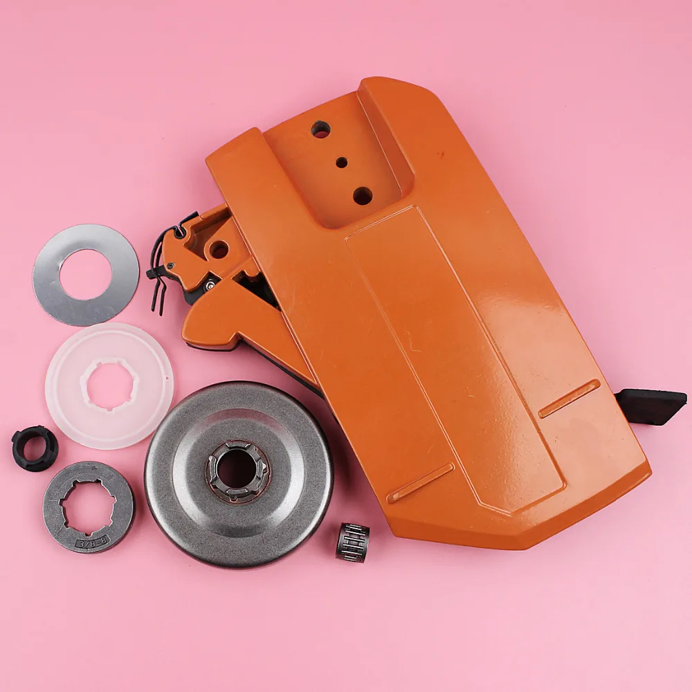 Chain Brake Clutch Sprocket Cover Drum For Husqvarna 268 272 266 66 Chainsaw Spare Part 3/8 Pitch 8 Teeth ID 22mm Worm Gear Kit Chain Brake Clutch Sprocket Cover Drum For Husqvarna 268 272 266 66 Chainsaw Spare Part 3/8 Pitch 8 Teeth ID 22mm Worm Gear Kit