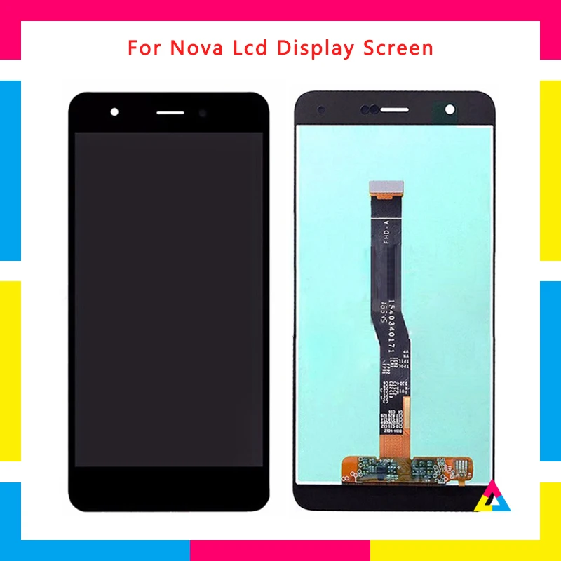 

5pcs/lot LCD Display Screen With Touch Screen Digitizer Assembly For Huawei Nova Black White Gold DHL