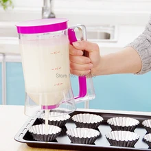 Huiwill кухонные наборы для десерта торт диспенсеры для теста кремовый сепаратор измерительная чашка для выпечки предметы первой необходимости инструмент пищевой пластик