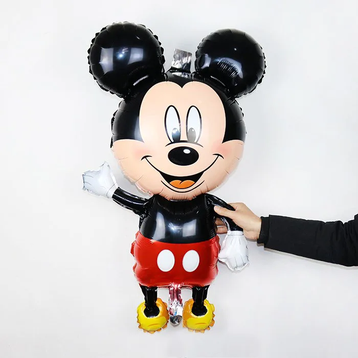

1pc Large Size Mickey Minnie Foil Balloons big Cartoon Baby Shower Blue Pink Kids Birthday Wedding Party Decorations ballon Toys