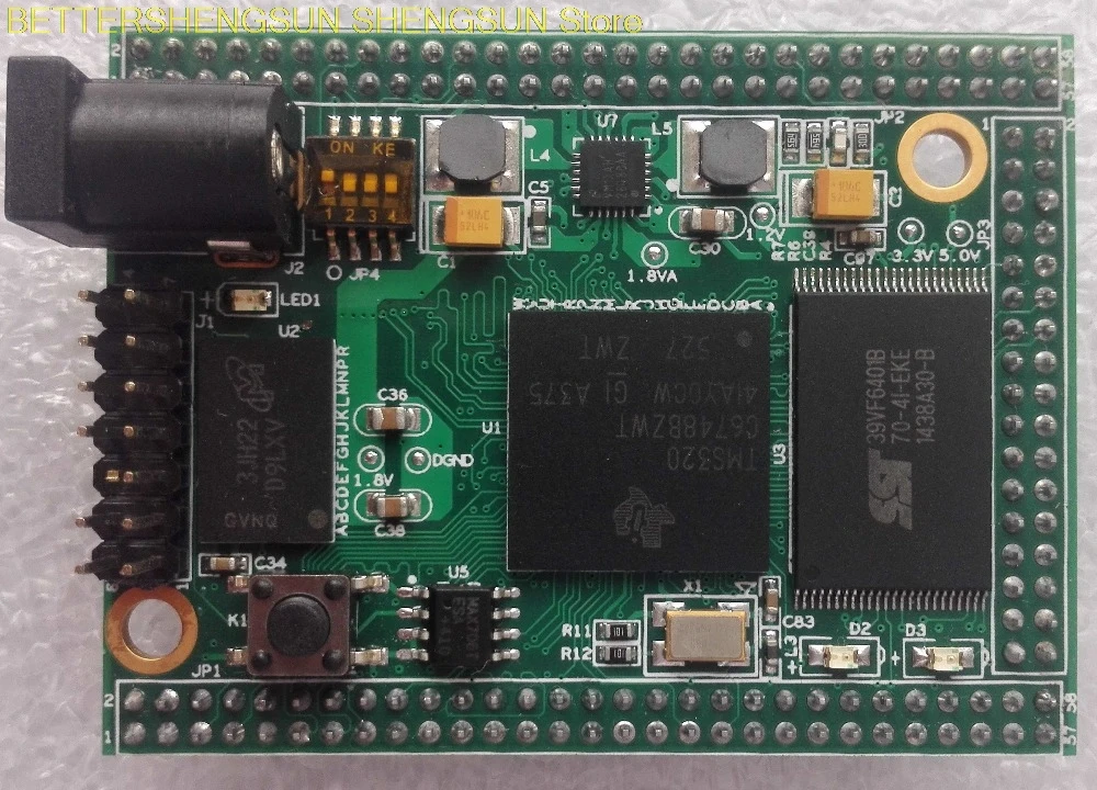 US $114.40 TMS320C6748 Core BoardDSP Development BoardLearning BoardImage ProcessingCameraAudio