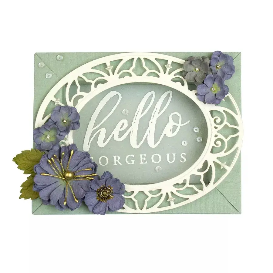 

Oval Frame Metal Cutting Die Stencil For Diy Scrapbooking Paper Cards Newest 2019 Dies Handcarfts Embossing Decorative Template