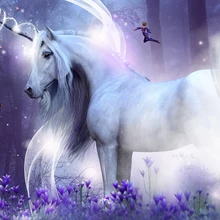 5D DIY Алмазная картина полный квадратный Единорог вечерние украшение домашнего декора Алмазная мозаика на заказ фото и Прямая