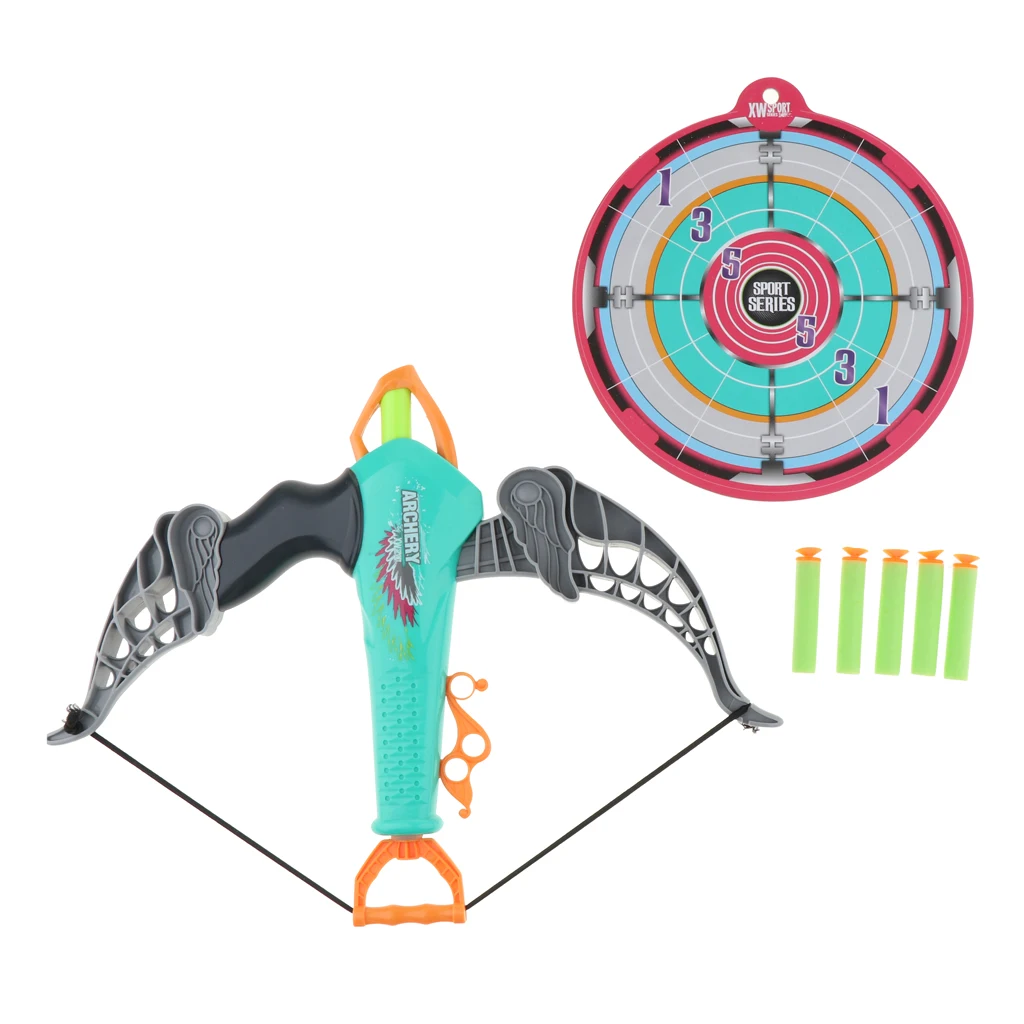 Children's Simulation Outdoor Archery Model Sports Shooting Soft Bomb Bow and Arrow Toys