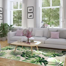 Скандинавские мягкие коврики и ковры для дома, гостиной, напольный коврик для двери, тропический лист, ковер для дома, коврики, тонкий большой коврик