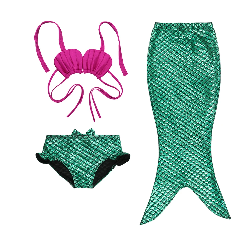

Lovely Princess Children Baby Girls Mermaid Tail Bath Split Swimsuit Costume Swimsuit Bikini Set