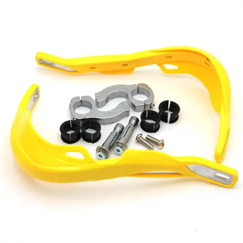 Yellow Handguards 7/8'' 1'' 1 1/8'' Hand Guards Clamp Handlebar Dirt