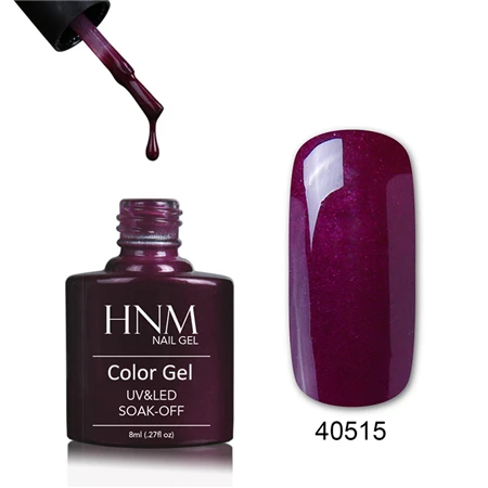 HNM 8 мл УФ светодиодный гель для ногтей чистый Цвет Гель-лак для ногтей полуперманентный замачивающийся Гель-лак Гибридный лак Shilak Гель-лак Lucky Ink - Цвет: 40515