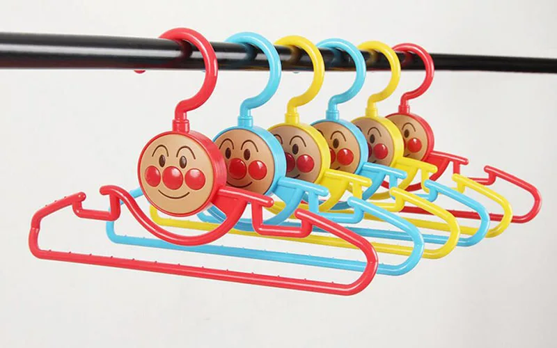 20 Pcs Red Blue Cute Carton Plastic Clothes Hanger Colorful Kids Baby Coats Pcs/ Lot | Дом и сад