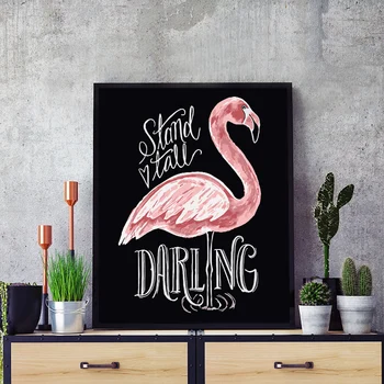 

paint by number art painting by numbers Flamingo, manual decompression, animal, pink romance Love